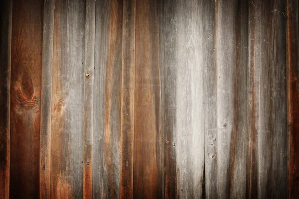 Doorgewinterde hout muur — Stockfoto