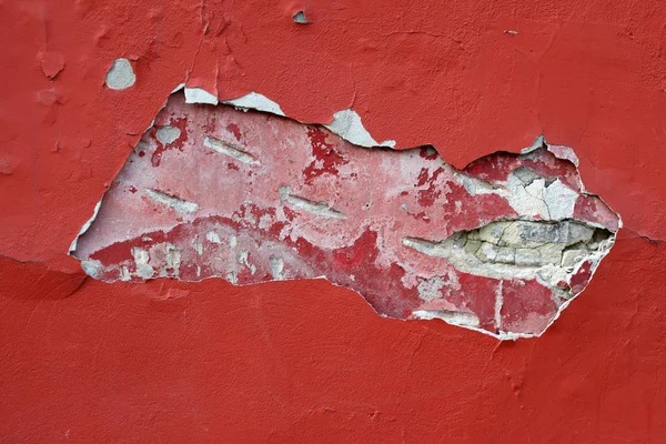 Grunge textura parede vermelha — Fotografia de Stock