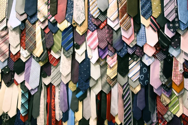 Männliche Krawatten — Stockfoto