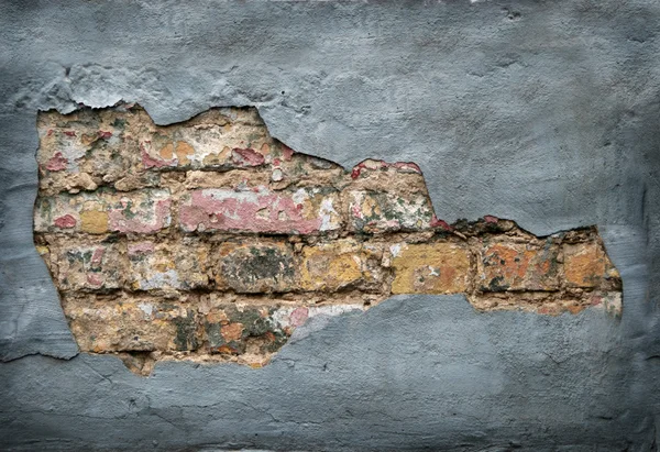 Textura de pared de ladrillo grueso — Foto de Stock