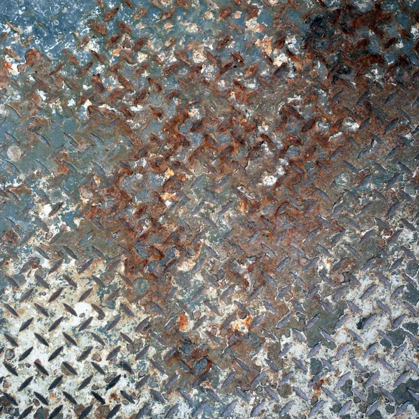 Старая текстура металлической плиты — стоковое фото