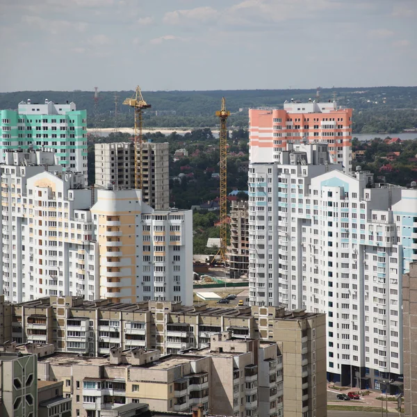 Киев, Украина, вид с воздуха — стоковое фото