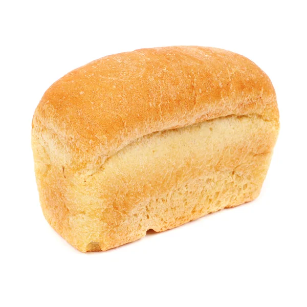 Laib Brot auf weißem Hintergrund — Stockfoto