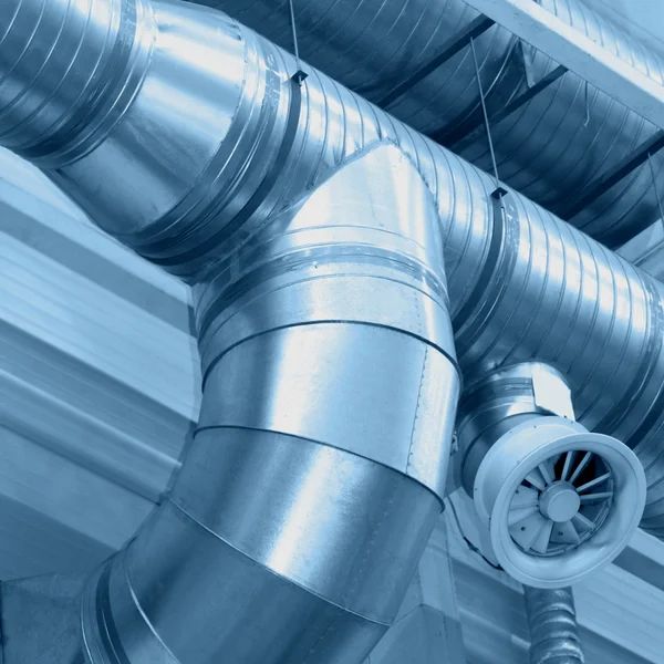 Systém, ventilační potrubí — Stock fotografie