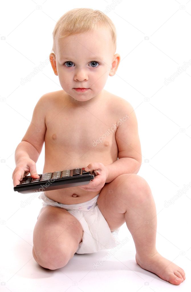 Baby used calculator