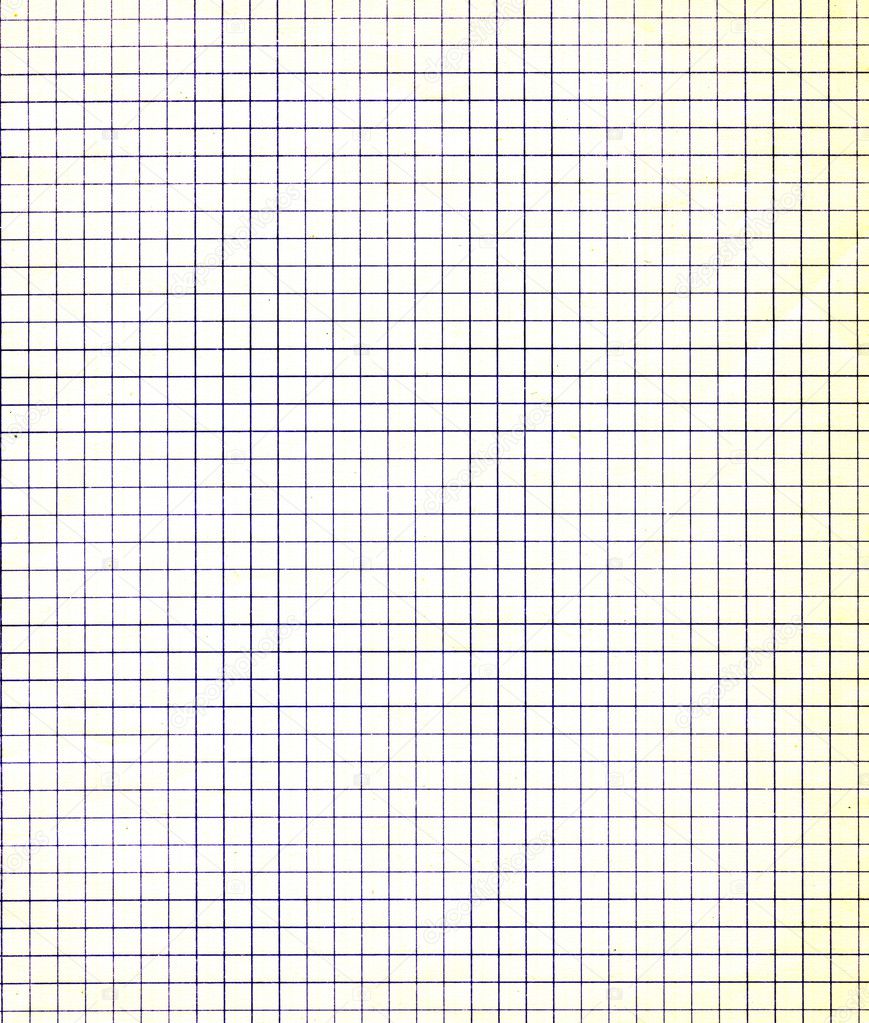 Blank sheet of a paper with a violet grid
