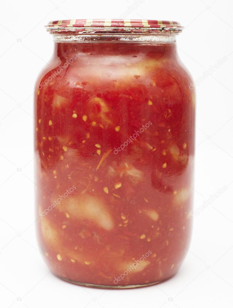 Pickled paprika and tomatoes