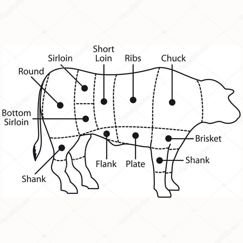 Beef chart poster