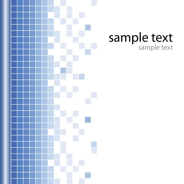 正方形の抽象的なブルーのベクトルの背景 — ストックベクタ
