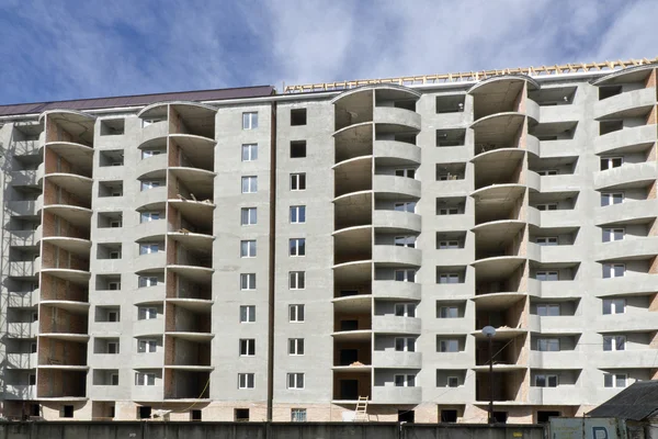 Edificio residenziale in costruzione . — Foto Stock