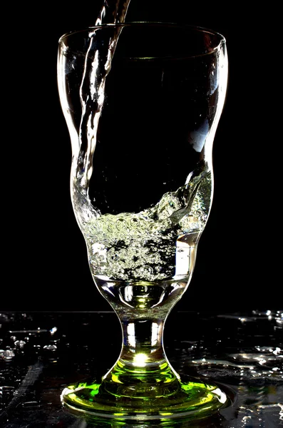 Grünes Glas — Stockfoto