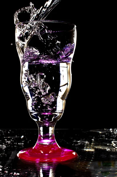 Rosafarbenes Glas — Stockfoto