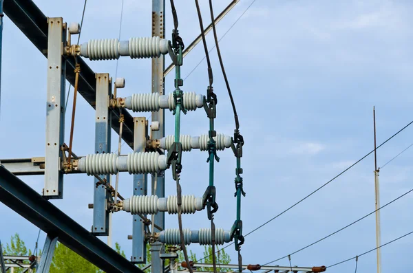 Energii elektrycznej linii — Zdjęcie stockowe