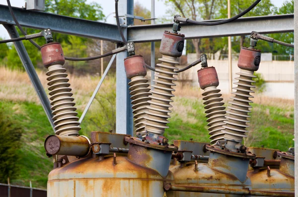 Línea de alimentación eléctrica — Foto de Stock