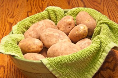 Potatoes in a Bowl clipart