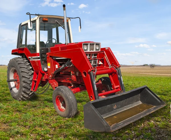 Farming with Old Red — Stock Photo, Image