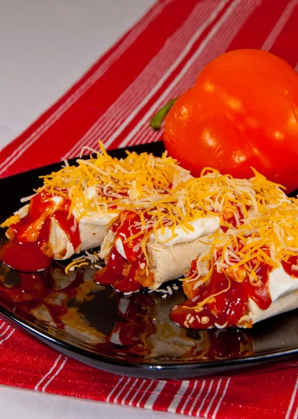 Burritos mexicanos — Fotografia de Stock