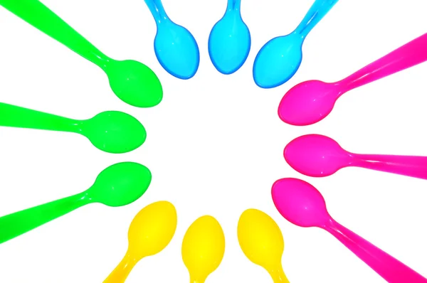 Colorful Spoons — Stock Photo, Image