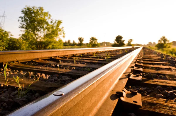 stock image Quarter on the Track