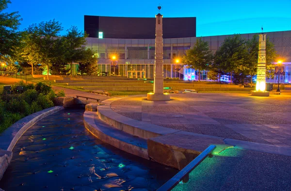 stock image Burnsville HOTC at Night