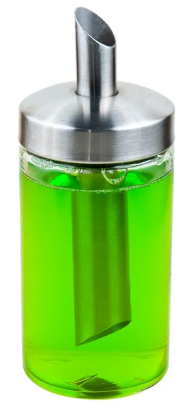 Groene hand zeep — Stockfoto
