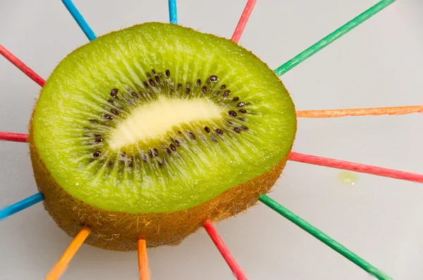 Kiwi Toothpicks — Stock Photo, Image