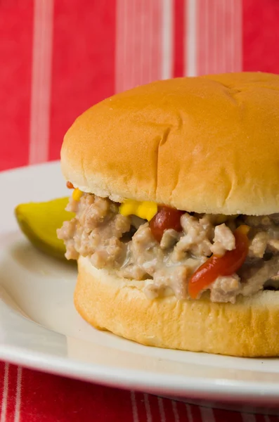 Homemade Beef Burger — Stock Photo, Image