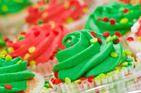Kırmızı ve yeşil Top kek — Stockfoto