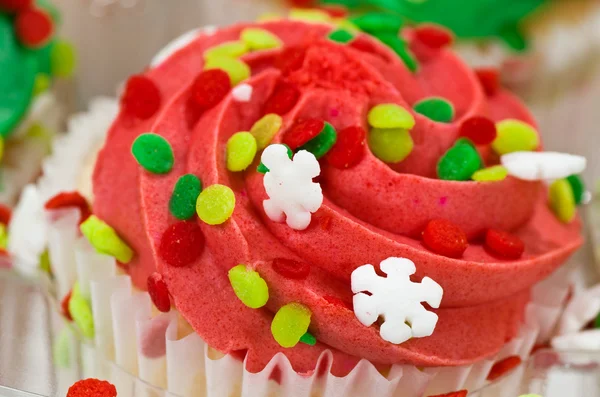 Egyetlen piros Cupcake — Stock Fotó