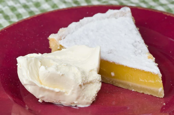 Vídeňská citrón koláč — Stock fotografie