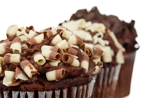 Csokoládé cupcakes — Stock Fotó