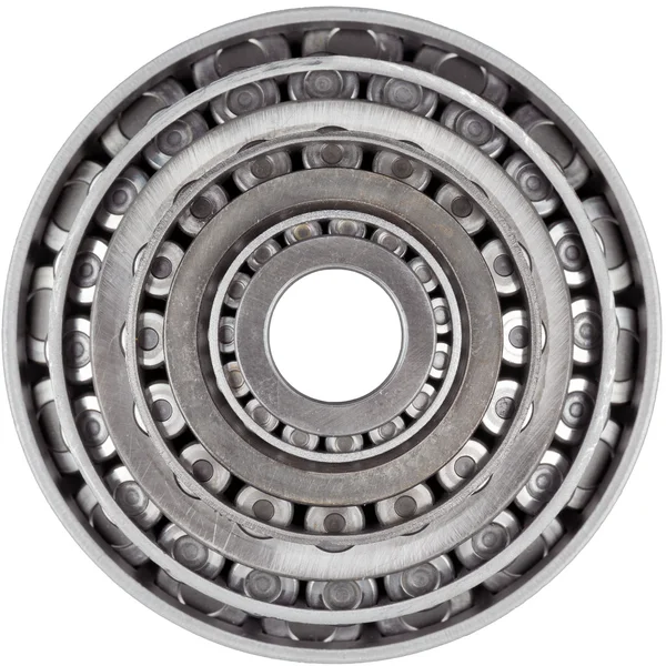 Stacked Bearings Isolated Stock Photo