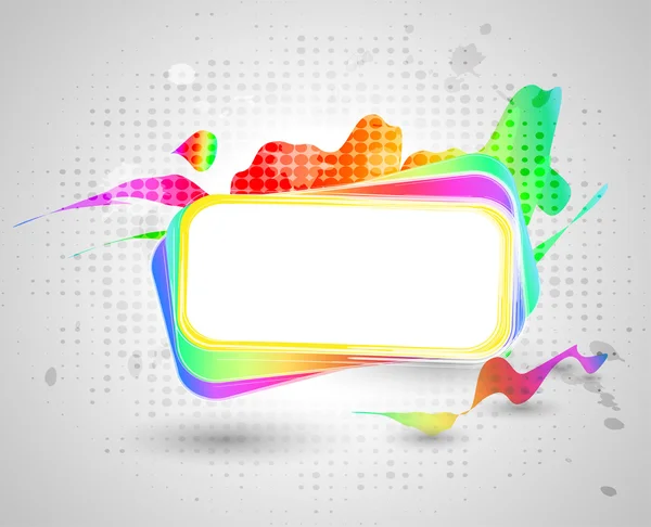 stock vector Abstract colored border