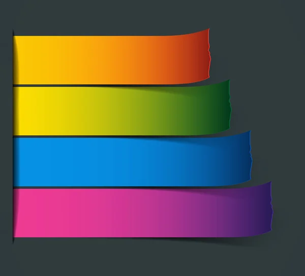 Разноцветные векторные пробы для различных вариантов — стоковый вектор