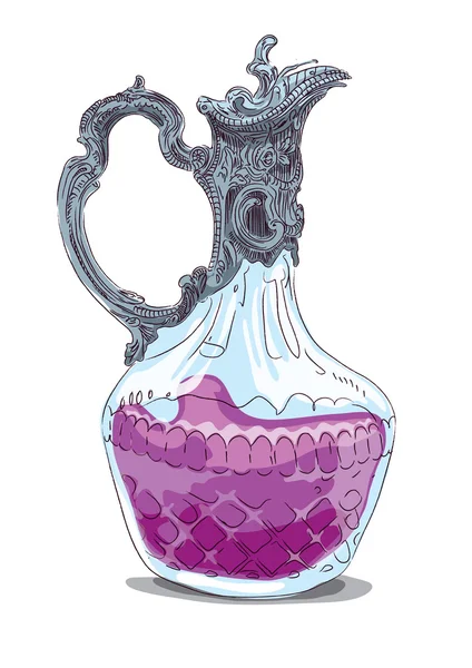 Antique décanteur — Image vectorielle