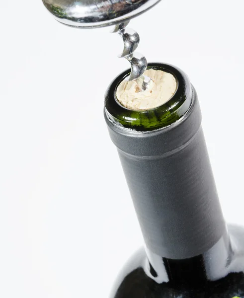 Uncorking a Wine — Stock Photo, Image