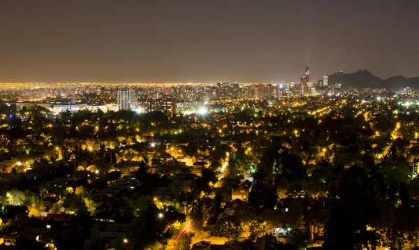 Santiago 도시 풍경 — 스톡 사진