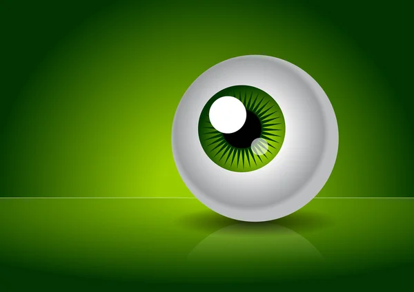 Зелені очі Стоковий вектор