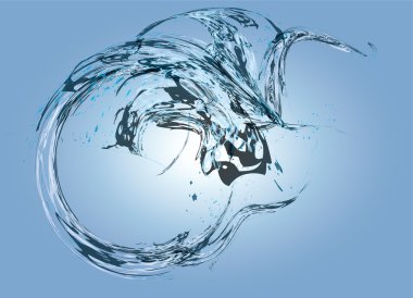 Abstract water clipart