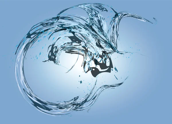 Agua abstracta — Vector de stock
