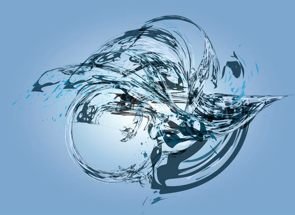 抽象的な水 — ストックベクタ