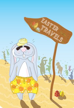 Easter travels clipart