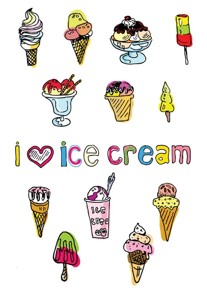 Crème glacée Illustration De Stock