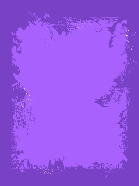 Grunge violet frame — Stock Vector