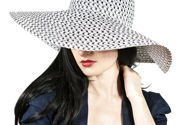 stock image Girl with hat