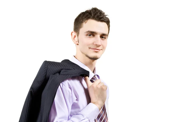 Handsome guy in a suit — Stock Photo, Image