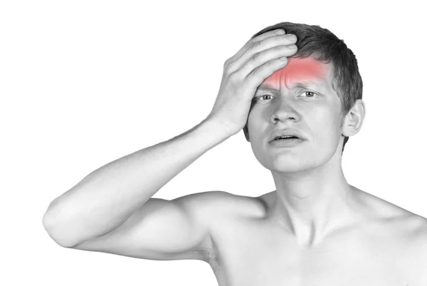 Ziekte is gemarkeerd met een rode kop — Stockfoto