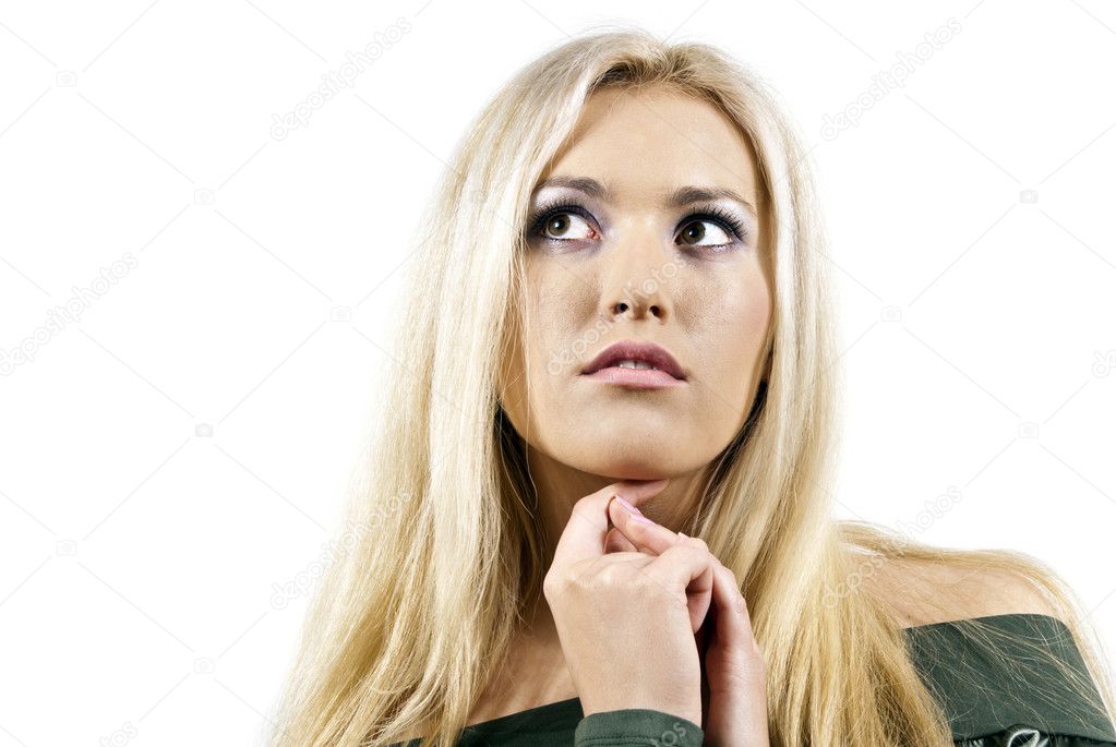 Beautiful Girl Thought For A Background Photo By Beautiful Girl Thought For A Background Photo By