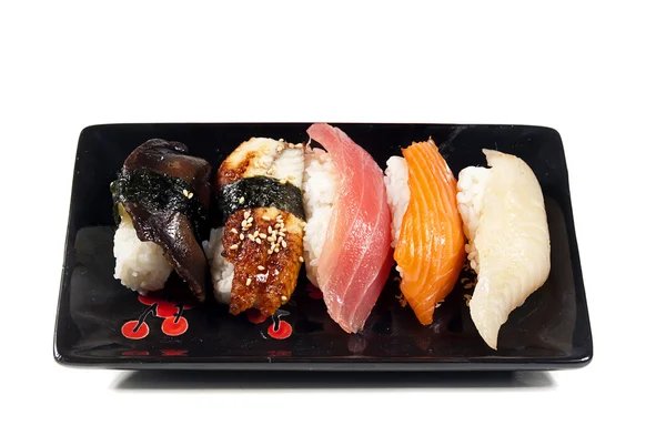 Sushi nigiri sortido — Fotografia de Stock
