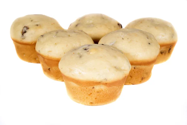 Läckra muffins isolerade — Stockfoto